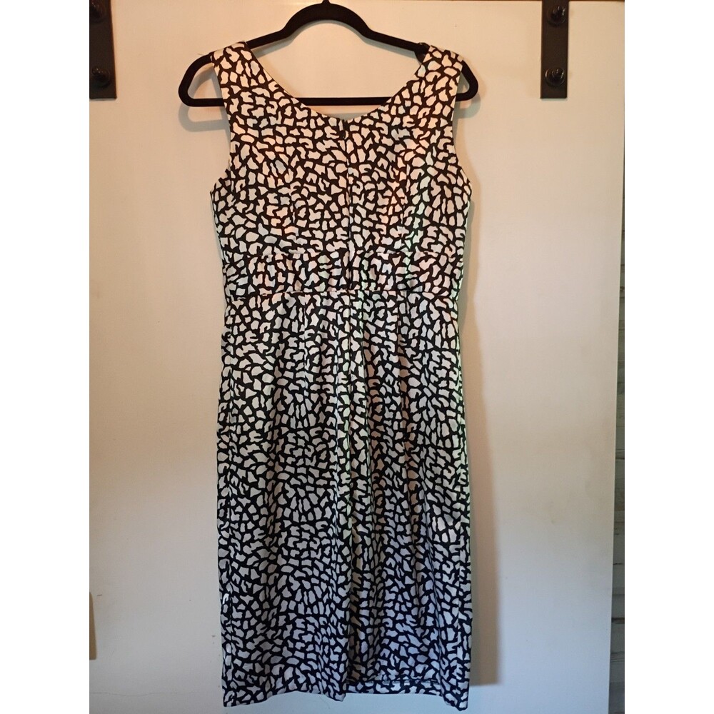 Rabbit Rabbit Rabbit Designs Black White Abstract Sheath Dress - Picture 7 of 7